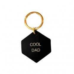 Fauvette : Porte-clés "Cool Dad" - bleu nuit