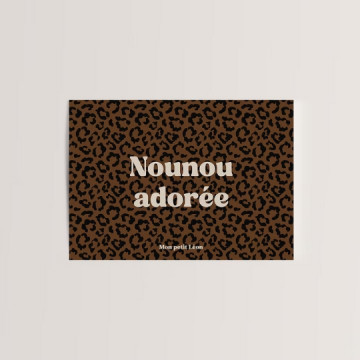 Mon petit léon : Carte A6...