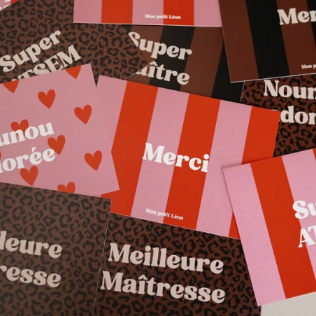Carte à offrir, MON PETIT LEON