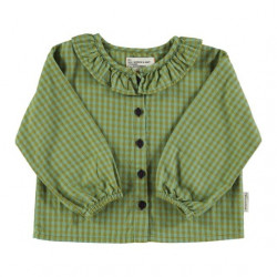 Piupiuchick : Blouse enfant - green checker