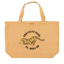 Piupiuchick : Tote bag XL - mustard / tiger print