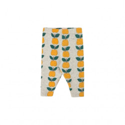 Tiny Cottons : Legging bébé - apples rib / light cream
