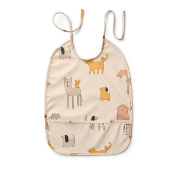 Liewood : Bavoir Lai - cats...