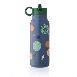 Liewood : Gourde Falk 350ml - universe / classic navy