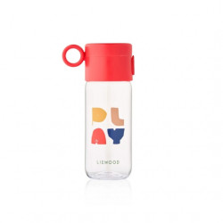 Liewood : Gourde Clemence 350ml - characters / sandy