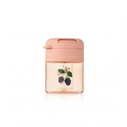 Liewood : Gobelet avec paille Pavia 280ml - berry / pale tuscany