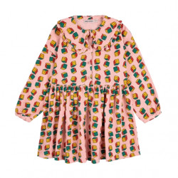 Bobo Choses : Robe en velours enfant - dices all over