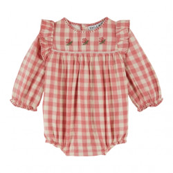 Emile et Ida : Combibloomer carreau - rose gingham