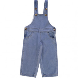 Poudre Organic : Salopette Quetsche enfant - denim blue