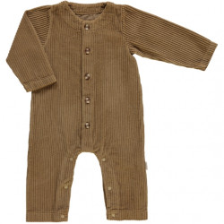 Poudre Organic : Combi pyjama Meleze bébé - dull gold