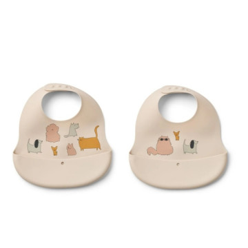 Liewood : Lot de 2 bavoirs...