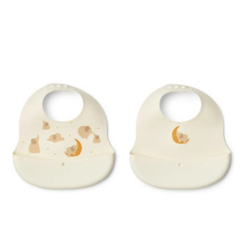 Liewood : Lot de 2 bavoirs...