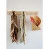 Foulard Absynthe Bleu ciel Fleuri - Bonheur du jour Foulard Absynthe Bleu ciel Fleuri - Bonheur du jour