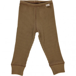 Poudre Organic : Legging Basilic côtelé enfant - dull gold
