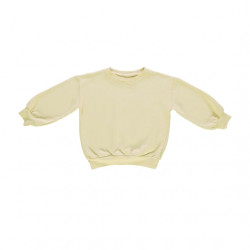 Poudre Organic : Sweatshirt Jojoba bébé - pastel yellow