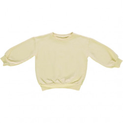 Poudre Organic : Sweatshirt Jojoba enfant - pastel yellow
