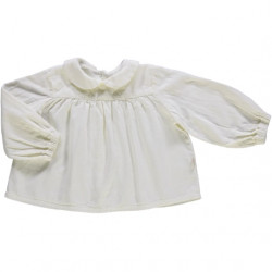 Poudre Organic : Blouse Amsonia enfant - egret