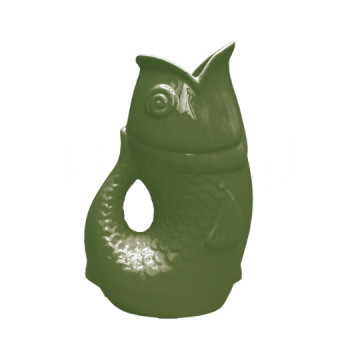 Vase poisson xxl - kaki -...