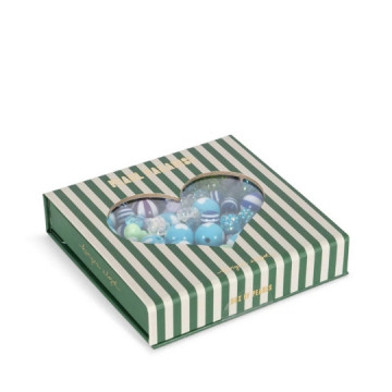 Boîte de perles - blue -...