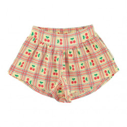 Piupiuchick : Short allover cerise - jaune clair/rose