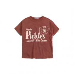 Bobochoses : T-shirt Pickles the dog enfant - brown