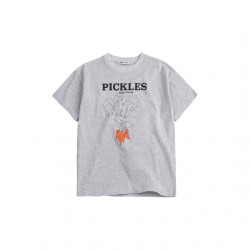 Bobochoses : T-shirt Bunch of vegetables enfant - heather grey