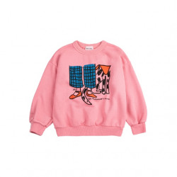 Bobochoses : Sweatshirt Dog friendship enfant - pink