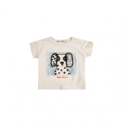 Bobochoses : T-shirt Van dog bébé - white