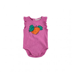 Bobochoses : Body Tangerine ruffled bébé - fuchsia