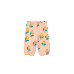 Tiny Cottons : Pantalon Tiny flower bébé - wild rose