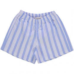 Poudre Organic : Short Gui enfant - rayures bleues