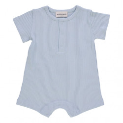 Poudre Organic : Jumpsuit Gardenia bébé - baby blue
