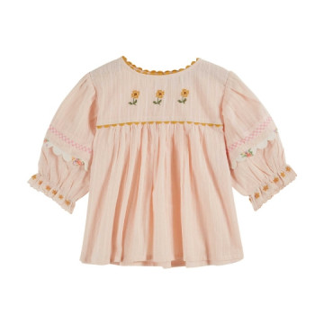 Émile & Ida : Blouse brodée...