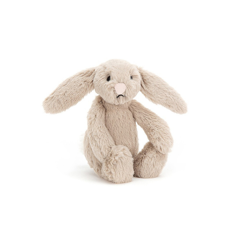 Lapin Beige Tiny by Jellycat, Peluches - little&tall