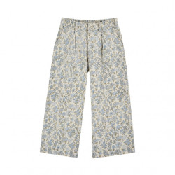 Émile & Ida : Pantalon ample imprime champêtre enfant - bleu