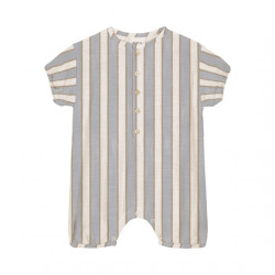Studio Boheme : Romper Bebecito rayé bébé - blue/gold