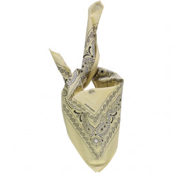 Poudre Organic : Foulard bandana - pastel yellow
