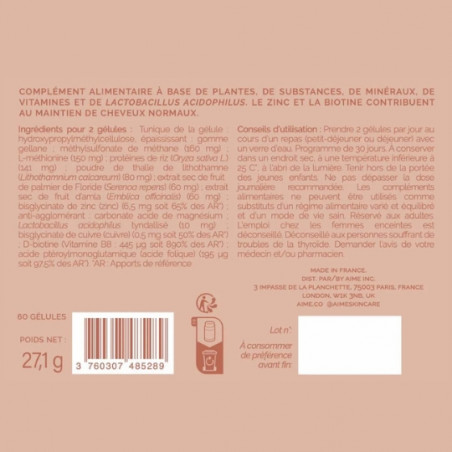 Complément alimentaire, AIME