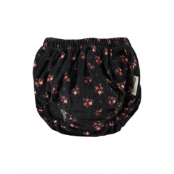 Piupiuchick : Bloomer bébé - noir/fleurs