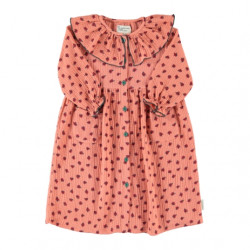 Piupiuchick : Robe longue enfant - rose/fleurs