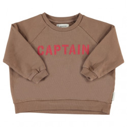 Piupiuchick : Sweat-shirt enfant - marron/captain
