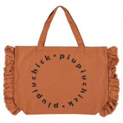 Piupiuchick : Sac XL à volants - marron