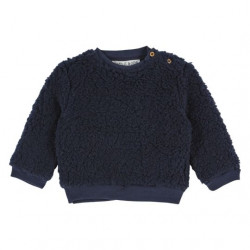 Émile & Ida : Sweat-shirt moumoute bébé - midnight