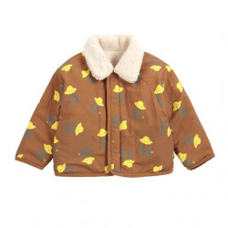 Bobo Choses : Veste réversible bébé - pixel abduction