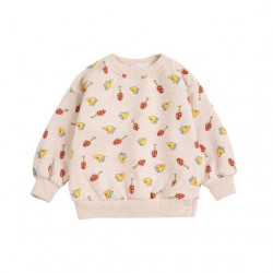 Bobo Choses : Sweat-shirt bébé - mush monster duo/all over