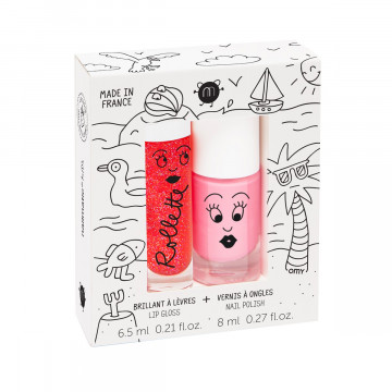 Coffret Holidays (Vernis Cookie + Gloss Fraise) - Nailmatic