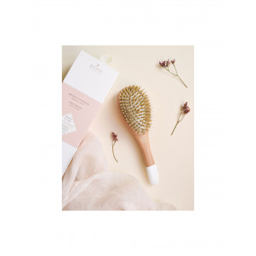 Brosse en Bois, démélante et lissante (grande) - Bachca