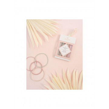 Pack de 14 élastiques fins, pastels et lurex - Bachca