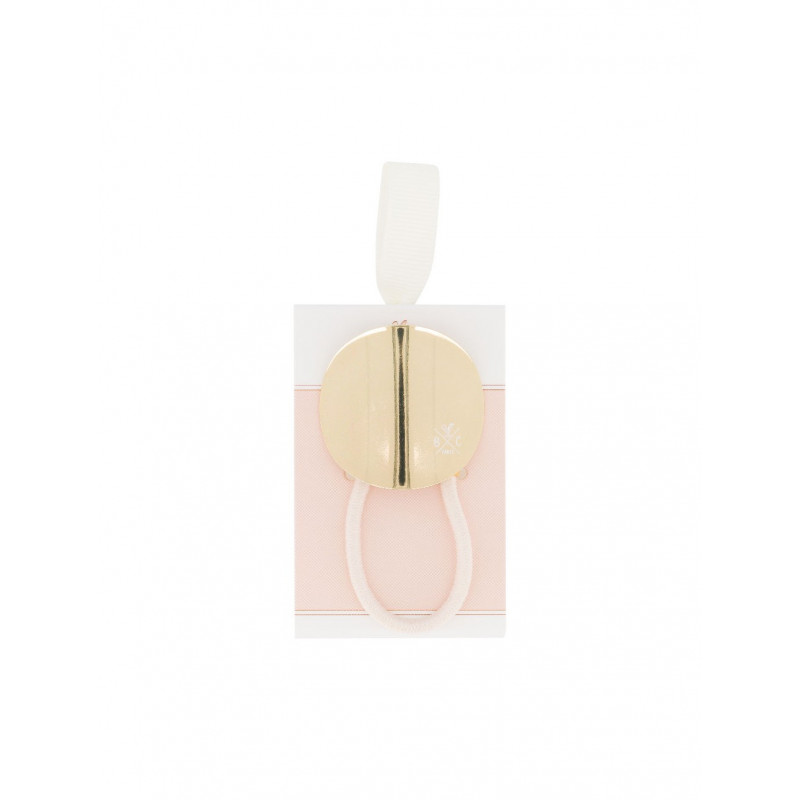 Elastique avec plaque en métal dorée - Bachca