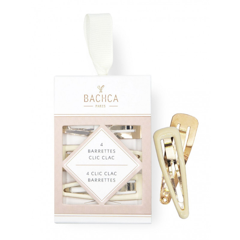 Pack de 4 barrettes clic-clacs - Bachca